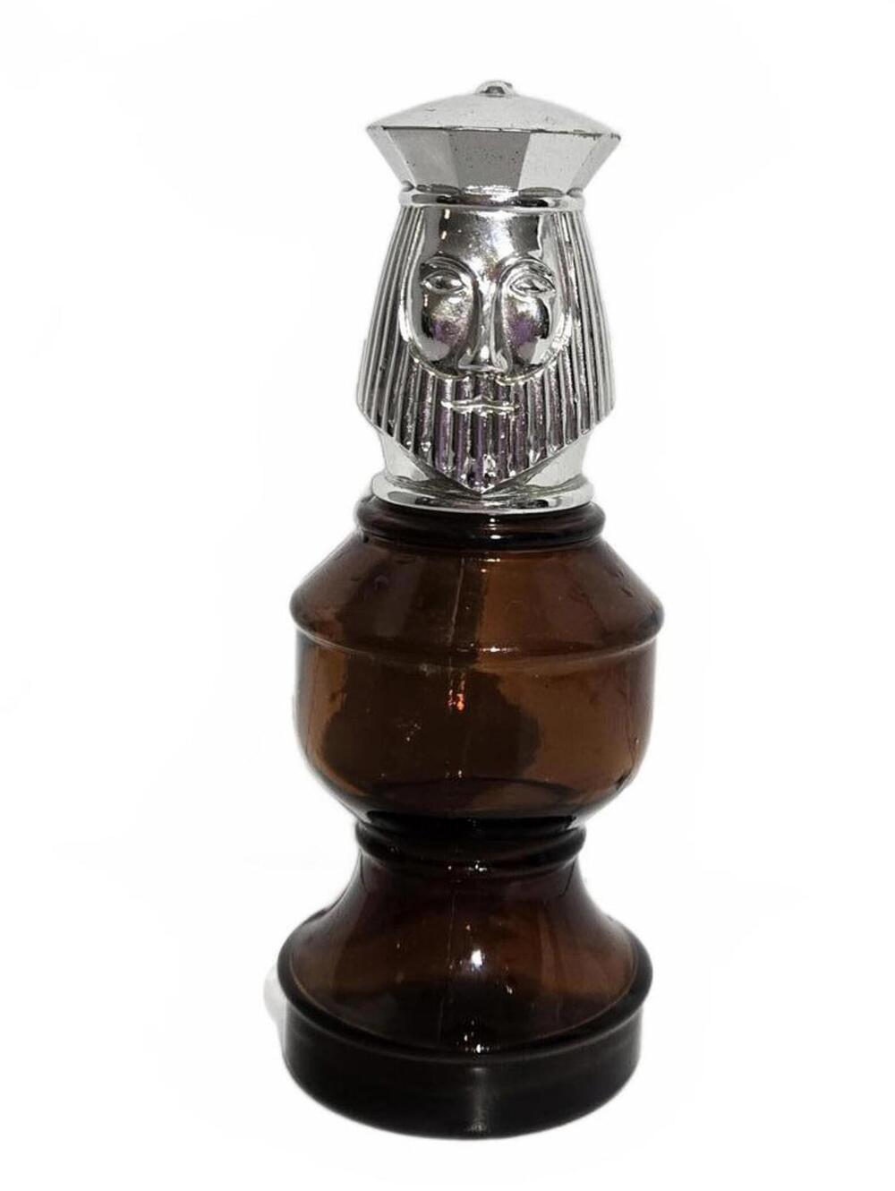 Avon Decanter / 1970s / King Chess Piece / After Shave / Empty